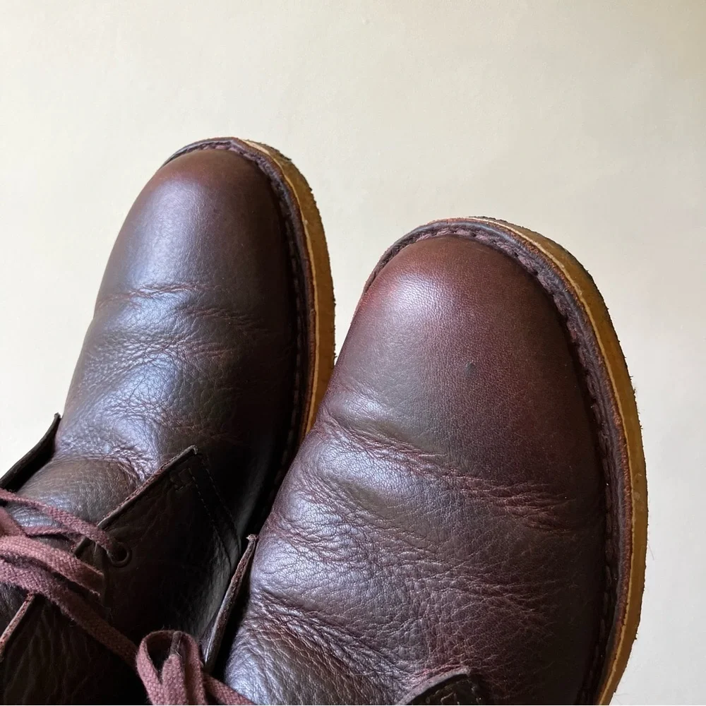Clarks Originals | Waxed Full Grain Leather Desert Boot